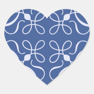 Cœur Flèches dans le Sticker Coeur Bleu