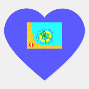 Cœur FrankenCheese Été Coeur Sticker