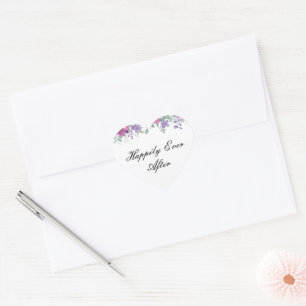 Cœur Heureux Jamais après Sticker
