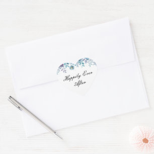Cœur Heureux Jamais après Sticker