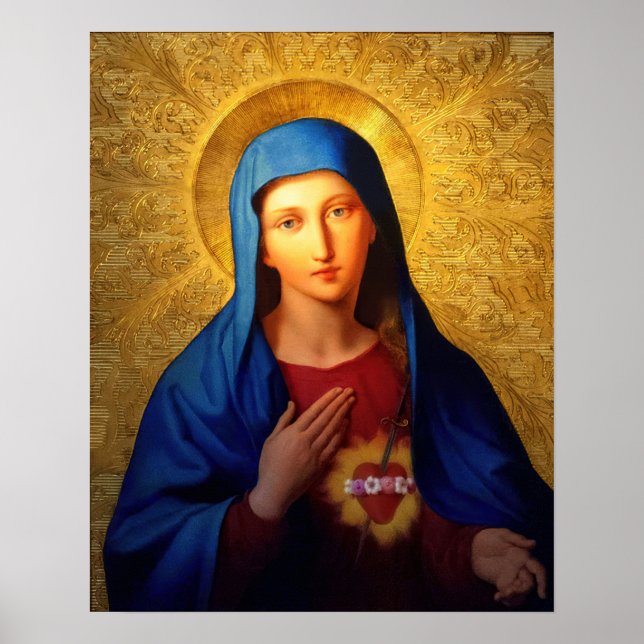 Coeur immaculé de Marie - Poster de Notre Dame Vie (Devant)