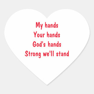 Cœur Inspirational Heart Sticker