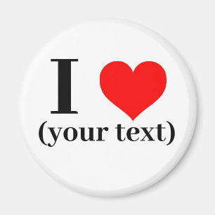 Coeur Magnet I - Personnalisé (ajouter image/texte