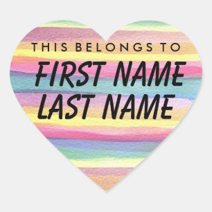 Cœur Personnalisé, Ce Qui Appartient À Coeur Sticker