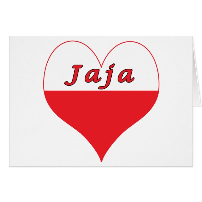 Coeur polonais Jaja (Devant horizontal)