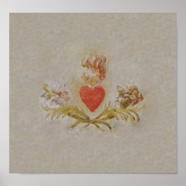 Coeur ~ Poster / Imprimer (Devant)