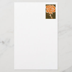 "Coeur Rose #8" Papeterie florale