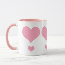 Coeur rose amour Mug