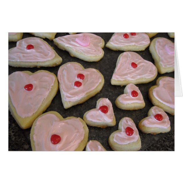 Coeur rose Cookies (Devant Horizontal)
