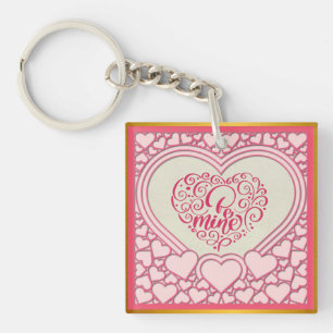 Cœur Rose Élégant Joyeuse Saint-Valentin Élégant