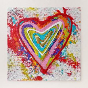 Coeur rouge 20 x 20 Puzzle