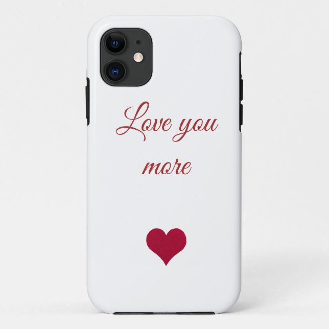 Coeur rouge vous aime plus iPhone / coque ipad (Dos)