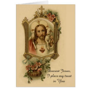 Coeur sacré de Jésus avec l'agneau