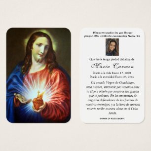 Coeur sacré de Jésus Funérailles espagnoles Pri