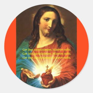COEUR SACRÉ DE JÉSUS STICKER CORJESU