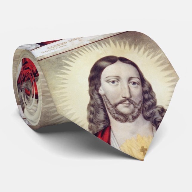 COEUR SACRÉ DU CRAVATE DE JÉSUS (Roulé)
