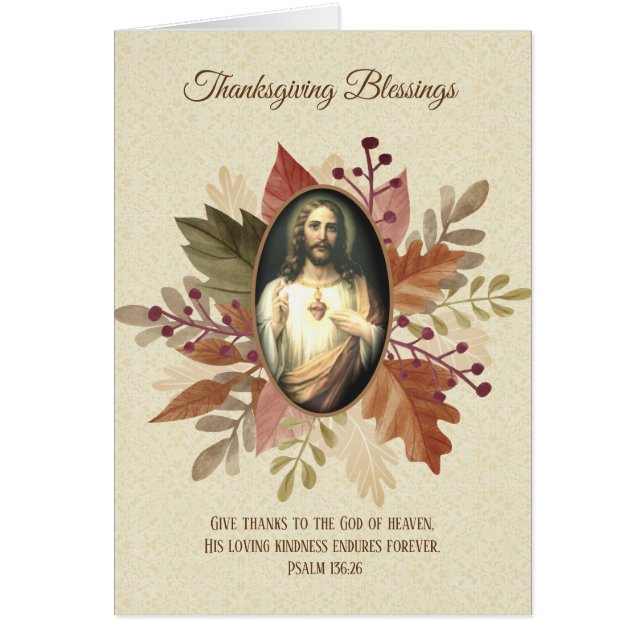 Coeur sacré religieux de thanksgiving de Jésus (Devant)