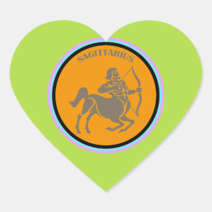 Cœur Sagittarius Coeur Sticker