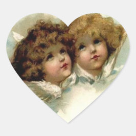 Cœur Saint Valentin COEUR AVEC Sticker CUPID