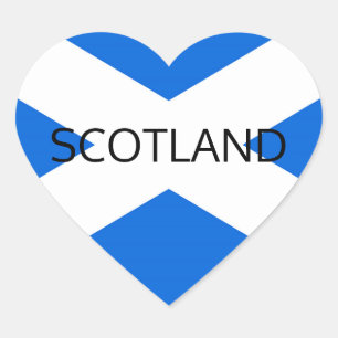 Cœur Scottish Flag Scotland Sticker arc1