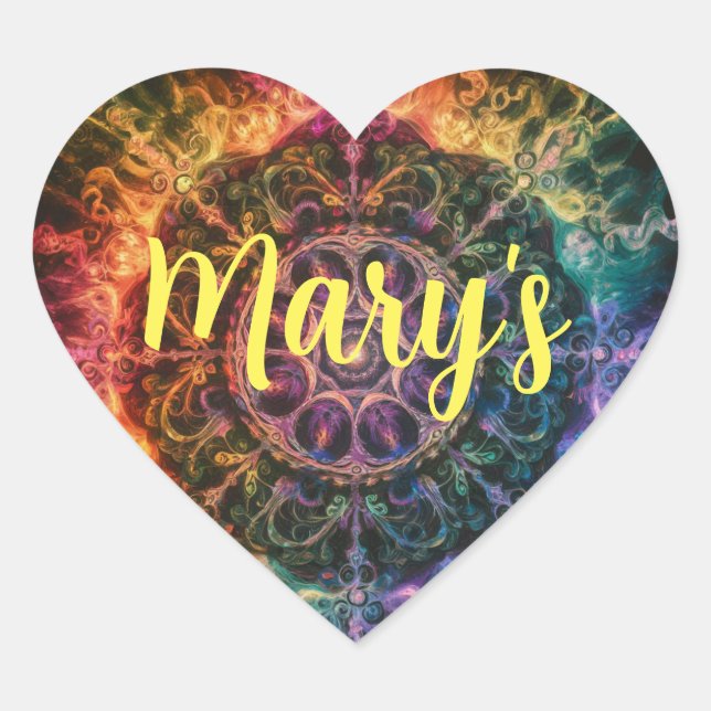 Cœur Sticker (Devant)