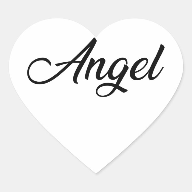 Cœur Sticker Coeur Angel Sickers (Devant)