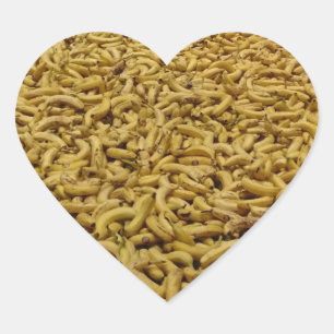 Cœur Sticker Coeur Bananes