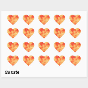 Cœur Sticker Coeur de cluster Red Star