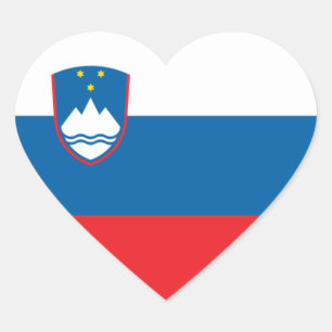 Cœur Sticker Coeur du pavillon slovène