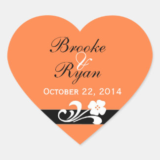 Cœur Sticker Coeur mariage de automne