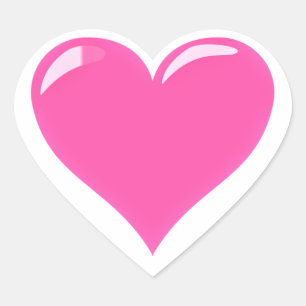 Cœur Sticker Coeur Rose Votre cadeau d'amour