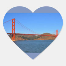 STICKER COEUR SAN FRANCISCO