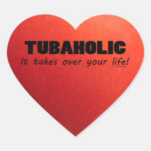 Cœur Sticker Coeur Tubaholic Life