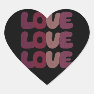 Cœur Sticker de coeur d'amour