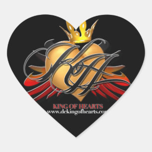 Cœur Sticker de coeur du roi des coeurs