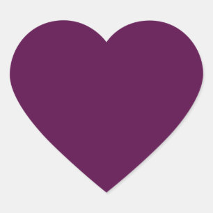 Cœur Sticker de coeur pourpre foncé