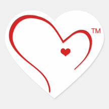 Sticker du logo de Detroit Heart Mittens