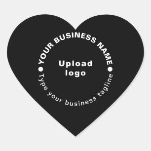 Cœur Sticker en forme de coeur noir