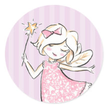 Sticker Fairy Princess Anniversaire