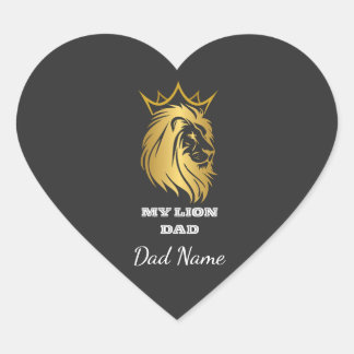 Cœur sticker Father's Day gift for dad