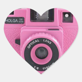 Cœur Sticker Holga rose