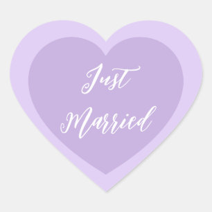 Cœur Sticker juste marié