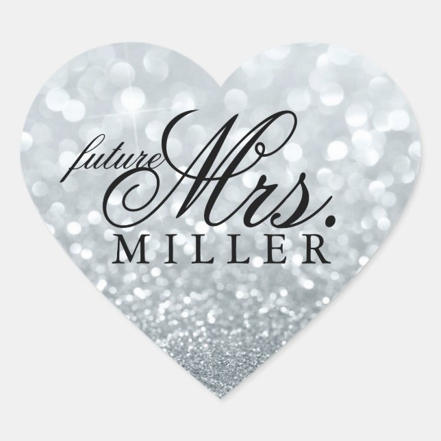 Cœur Sticker - Parties scintillant Heart Fab future Mme (Devant)
