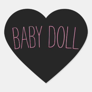 Cœur Sticker pour poupée bébé