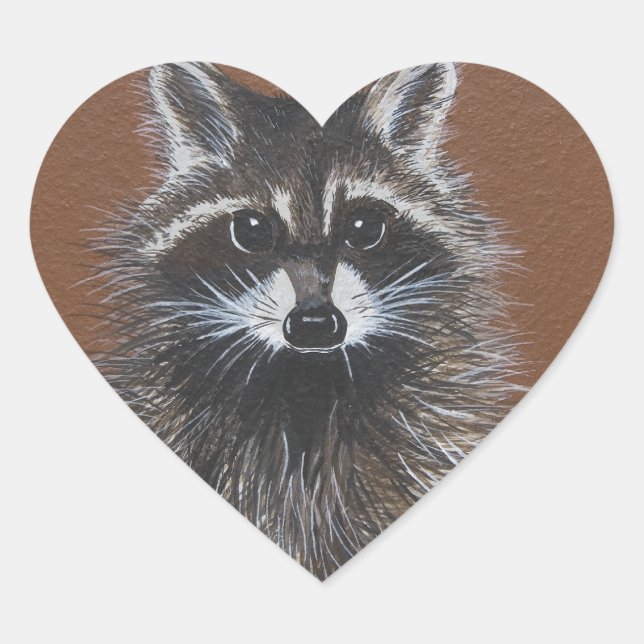 Cœur Sticker "Rocky" (Devant)