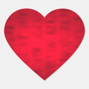 Cœur Sticker texturé rouge