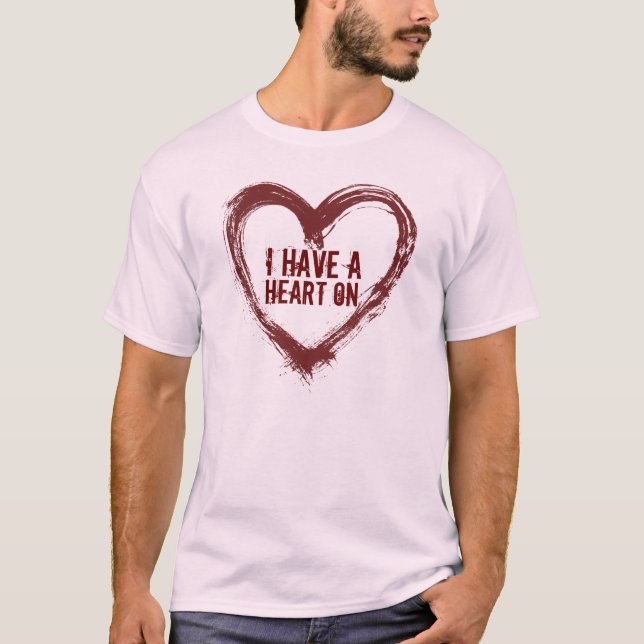 Coeur sur T-shirt (Devant)