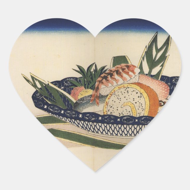 CŒUR SUSHI LOVE STICKER (Devant)