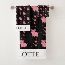 Coeurs Coeurs Piggy Piggy Motif Aimer Animaux Ha