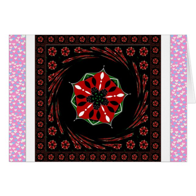 Coeurs d'amour. (Devant horizontal)